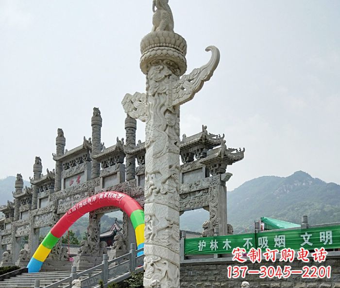 益阳中领雕塑汉白玉华表石雕--专业的定制雕塑制作服务