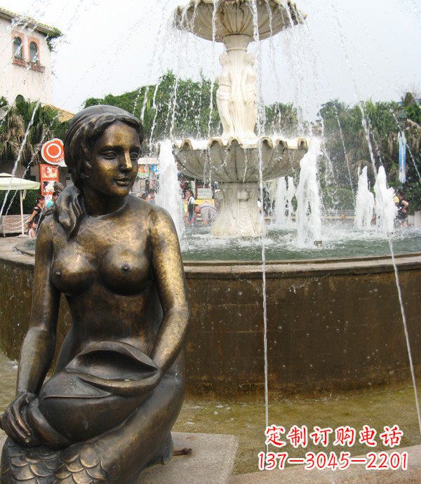 益阳海螺景观铜雕展现经典之美