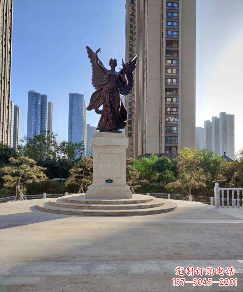 益阳中领雕塑:精致的女神铜雕