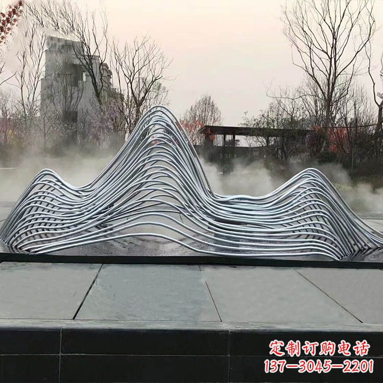 益阳专业定制不锈钢假山雕塑