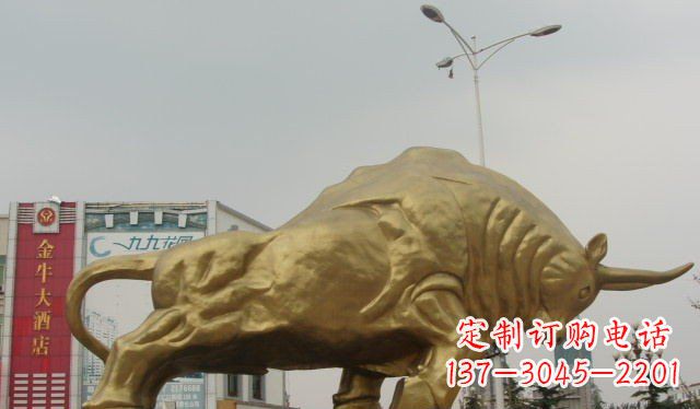 益阳拓荒牛铜雕塑-充满历史气息的精美雕塑