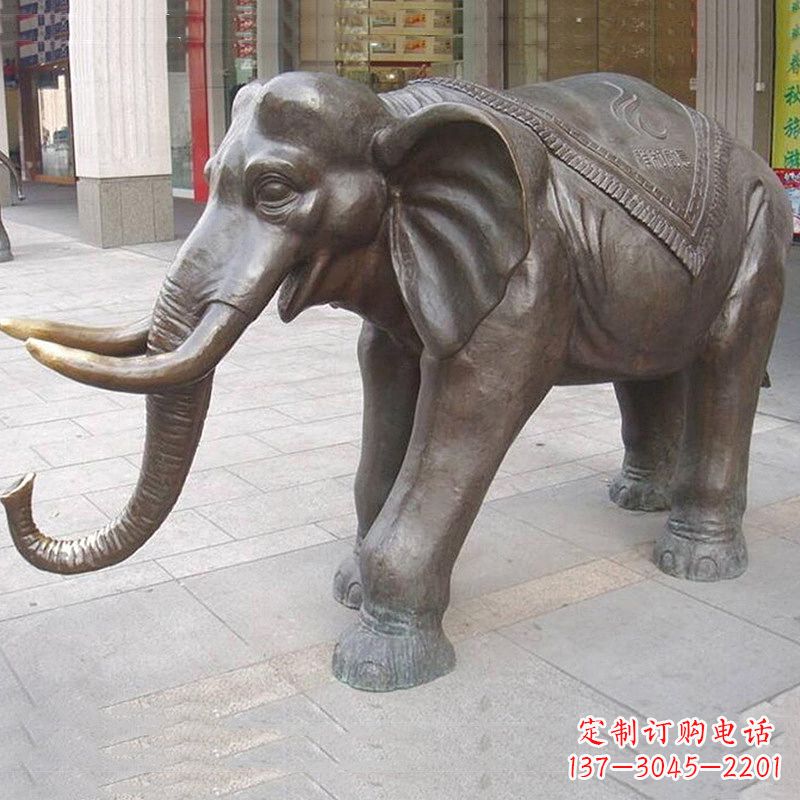 益阳卓越的铜雕大象——中领雕塑