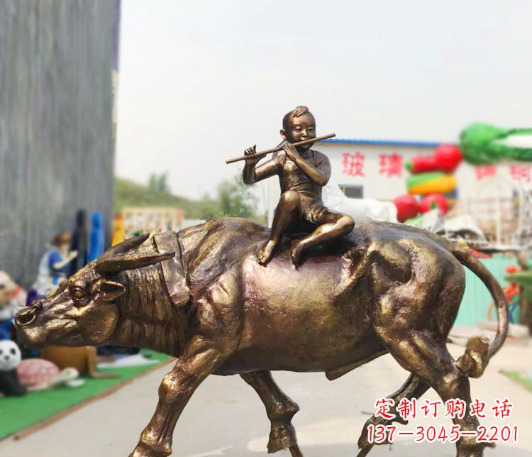 益阳牧童铜雕:唤醒温暖的旅程