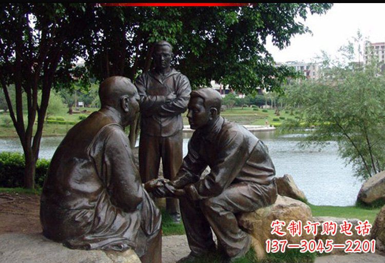 益阳中领雕塑:精美老人雕塑