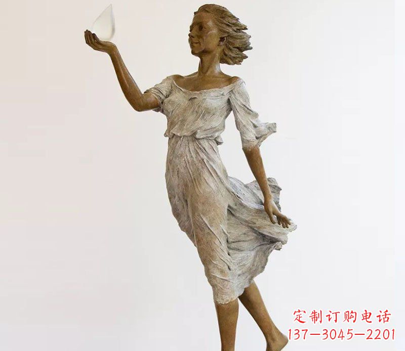 益阳精美铜质西方美女雕塑