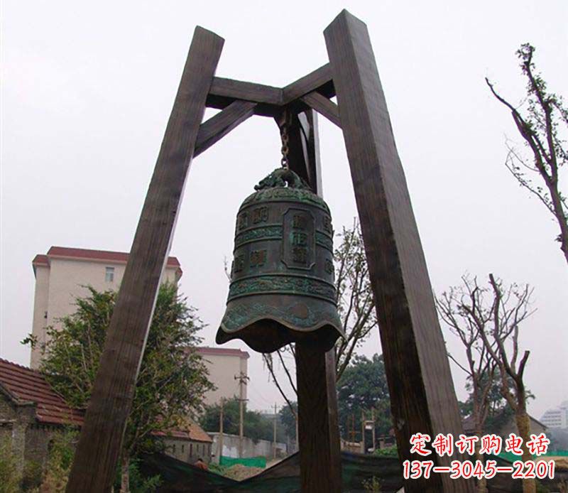 益阳大型铜钟雕塑——倍受关注的雕塑定制品