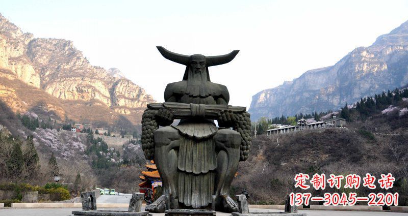 益阳中领雕塑炎帝景观铜雕