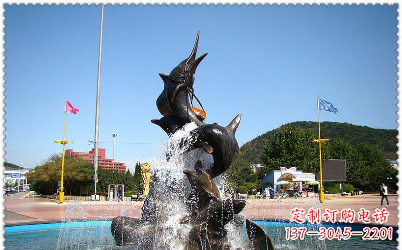 益阳铜雕喷泉,引领美观大气