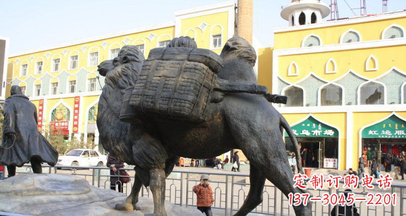 益阳大型真实骆驼雕塑,装点你的家和广场!