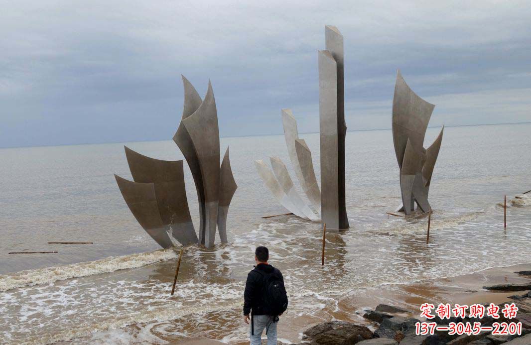 益阳海洋船帆雕塑——送给宁静海滩的时刻