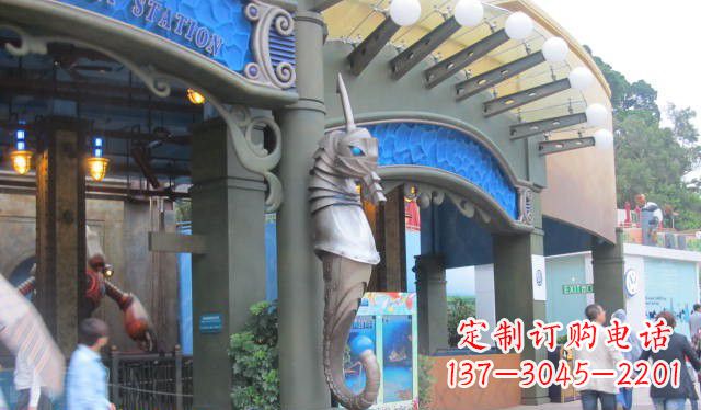益阳海马铜雕,一流的马雕塑制作