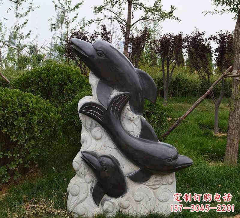 益阳海豚石浮雕