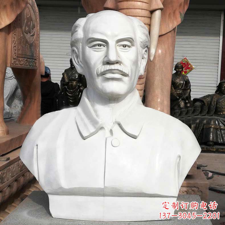 益阳白求恩胸像雕塑——校园世界名人著名医生的终极象征