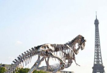 益阳精美不锈钢恐龙雕塑
