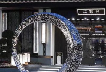 益阳精致圆环喷泉雕塑陪伴你的绿色城市