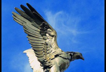 益阳展翅高飞的不锈钢雄鹰雕塑