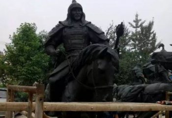益阳浪漫古将骑马铜雕，让您感受古代将军的风采！