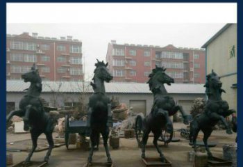 益阳中领雕塑推出的优雅动物铜雕飞马，以其出色…