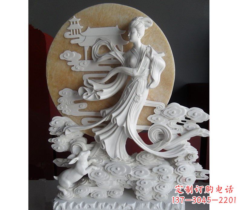 益阳汉白玉雕塑,传承神话传奇