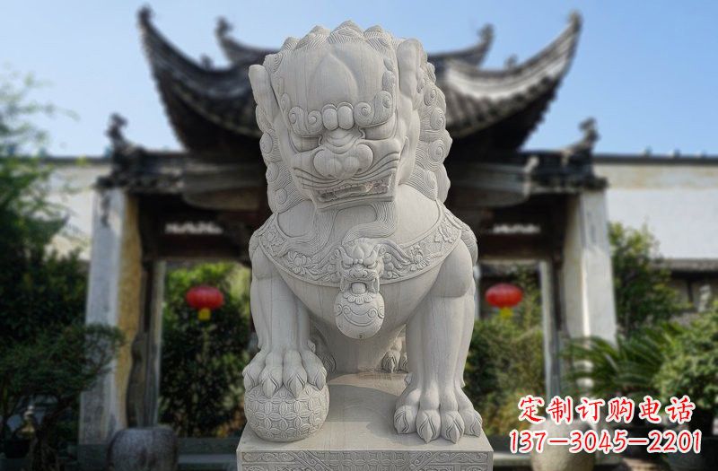 益阳仿故宫狮子石雕,精心打造文化艺术之作
