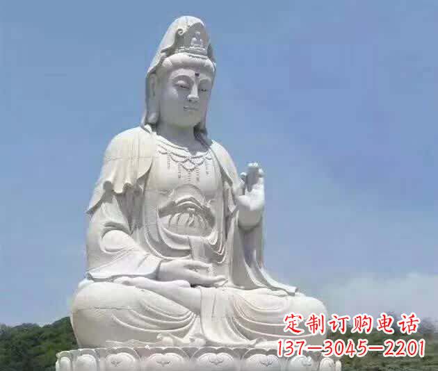 益阳汉白玉观音雕塑