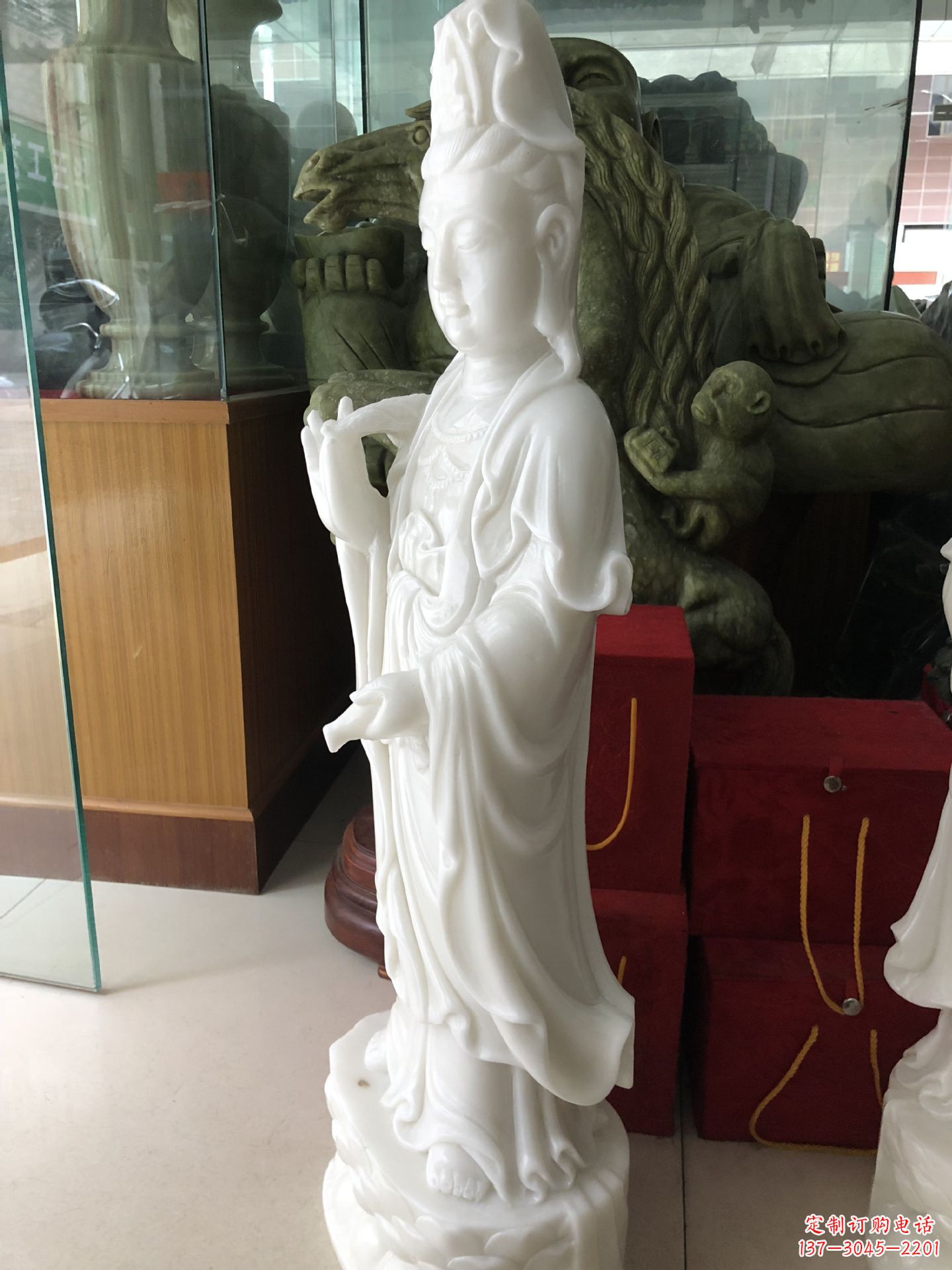 益阳汉白玉观音菩萨