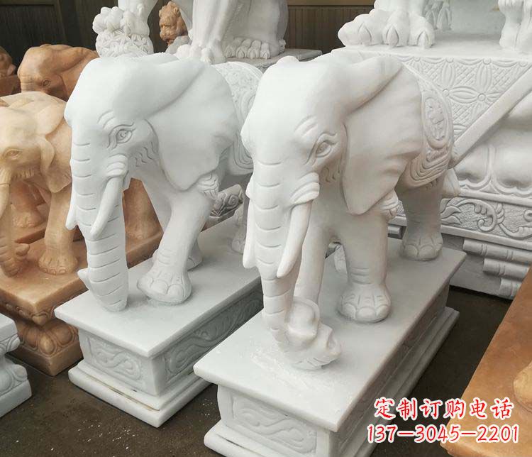 益阳独特的大象雕塑造型精美