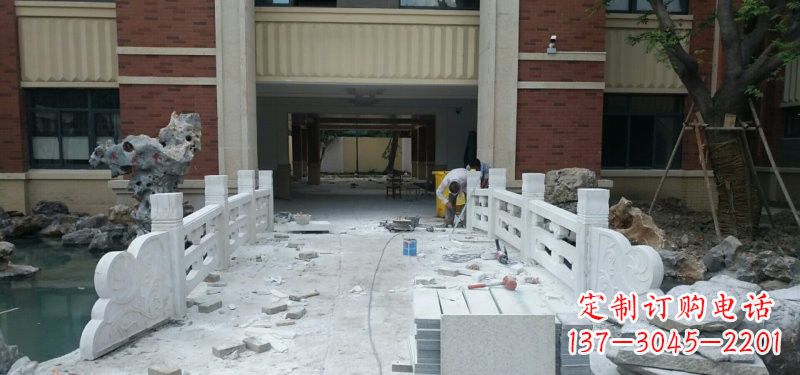 益阳汉白玉栏板安装雕塑