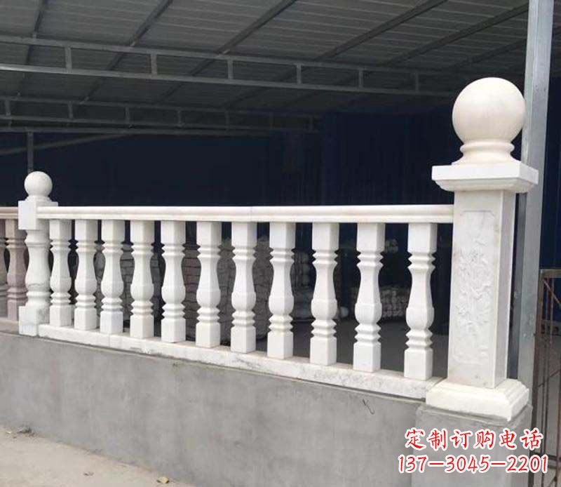 益阳汉白玉栏杆景观雕塑