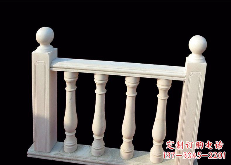 益阳汉白玉楼梯栏杆