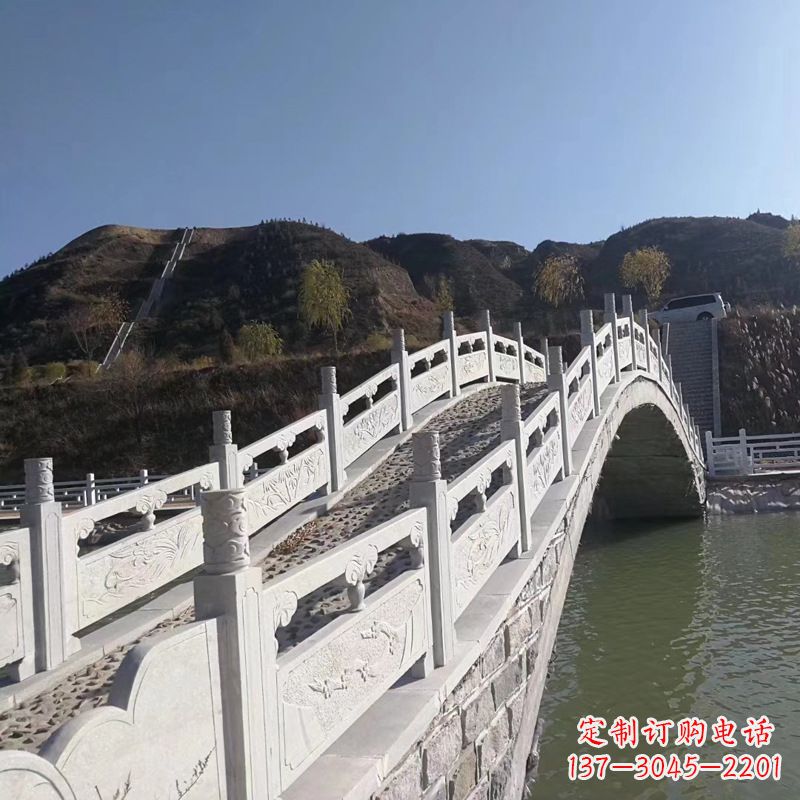 益阳汉白玉路桥石栏杆雕塑