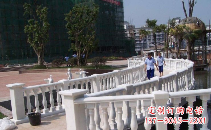 益阳汉白玉欧式栏杆雕塑