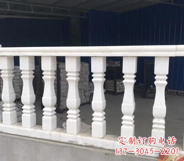 益阳汉白玉欧式栏杆雕塑,精美绝伦
