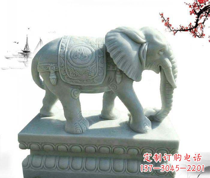 益阳大象雕塑诠释华夏传统文化