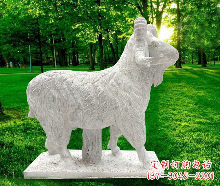 益阳中领雕塑——专业定制山羊石雕