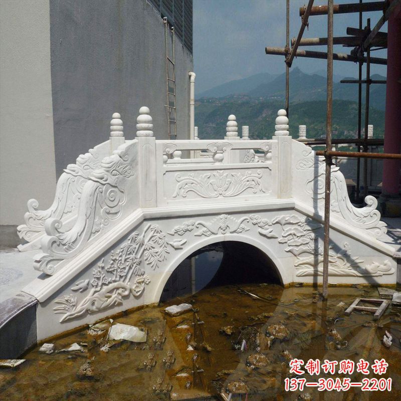 益阳汉白玉庭院石桥