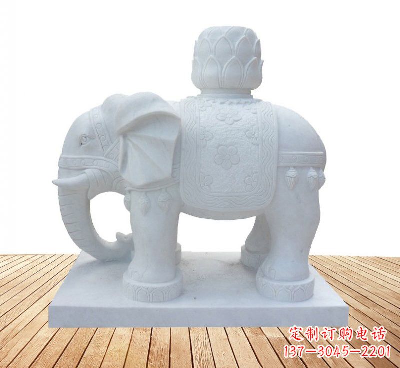 益阳海象之爱,大象石雕塑