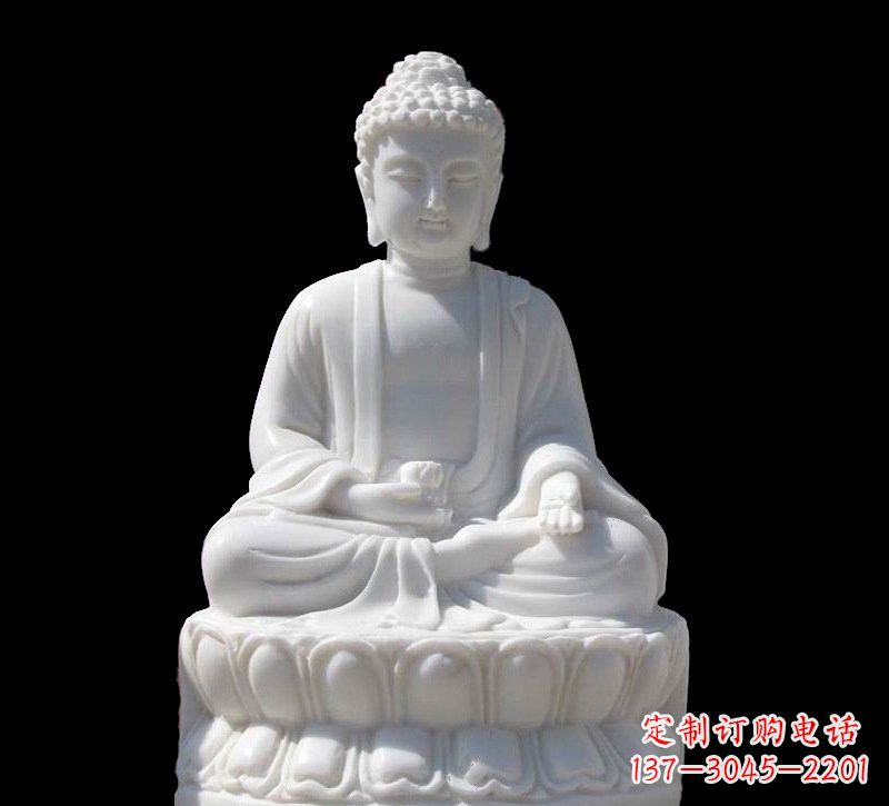 益阳高品质汉白玉如来雕塑
