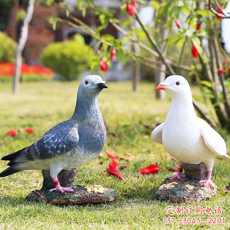 益阳和平鸽橄榄枝的雕塑