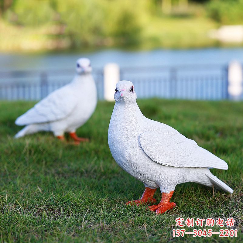 益阳和平鸽与少女雕塑