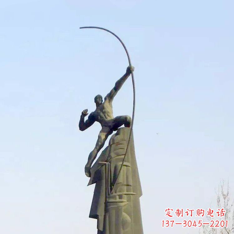 益阳精美雕塑,品质保证——后羿雕塑
