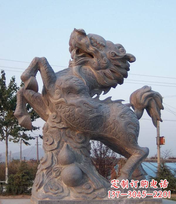 益阳葫芦麒麟神兽石雕