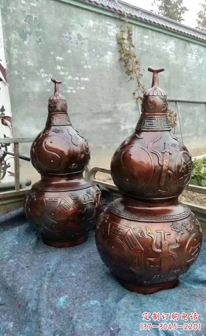 益阳葫芦雕塑,精致艺术佳作