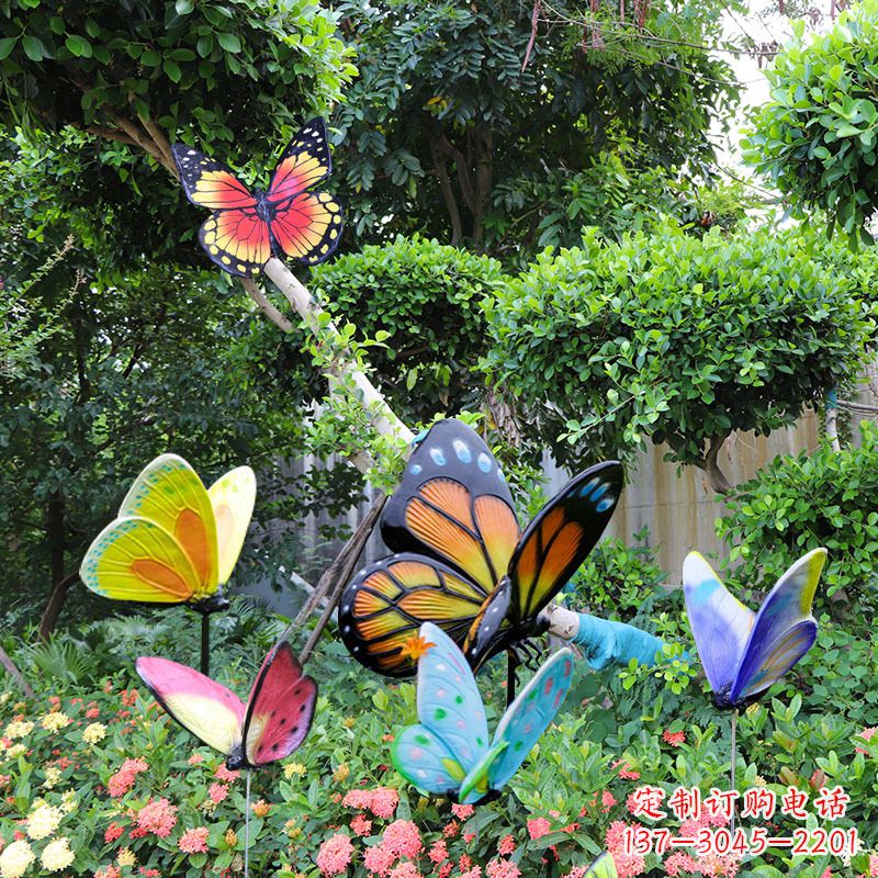 益阳蝴蝶玻璃钢仿真雕塑