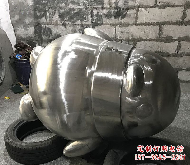 益阳户外企鹅雕塑,古典艺术精细工艺美化空间