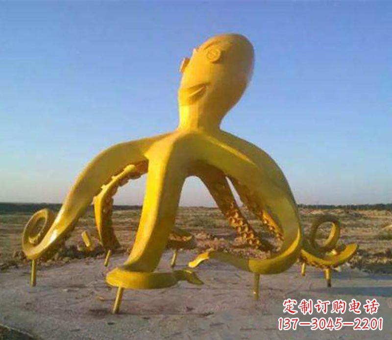 益阳新颖别致的章鱼雕塑