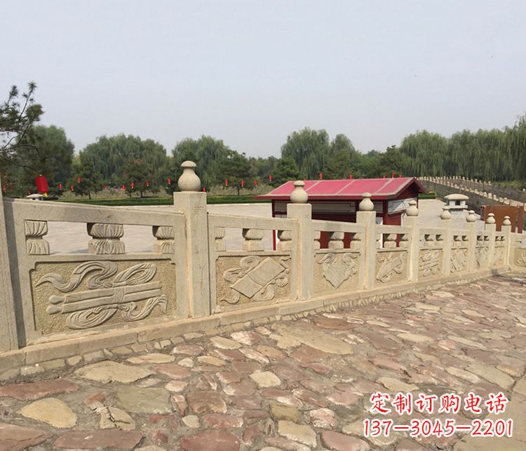 益阳护城河大理石栏板雕塑