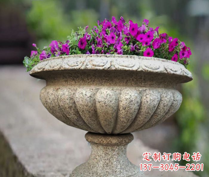 益阳专业的花岗岩花盆石雕