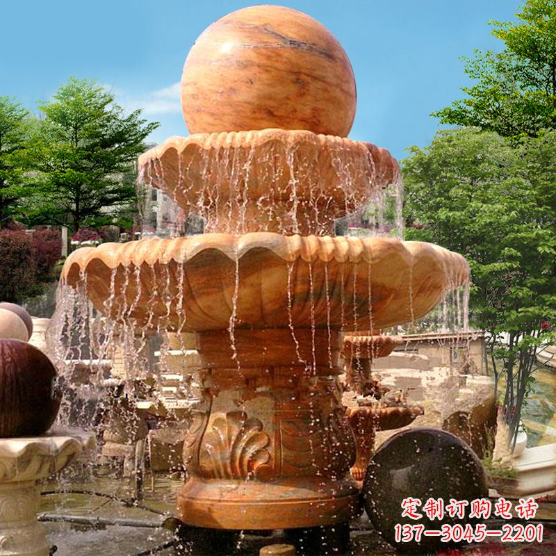 益阳花岗岩石雕塑风水球,汇聚优雅与高贵