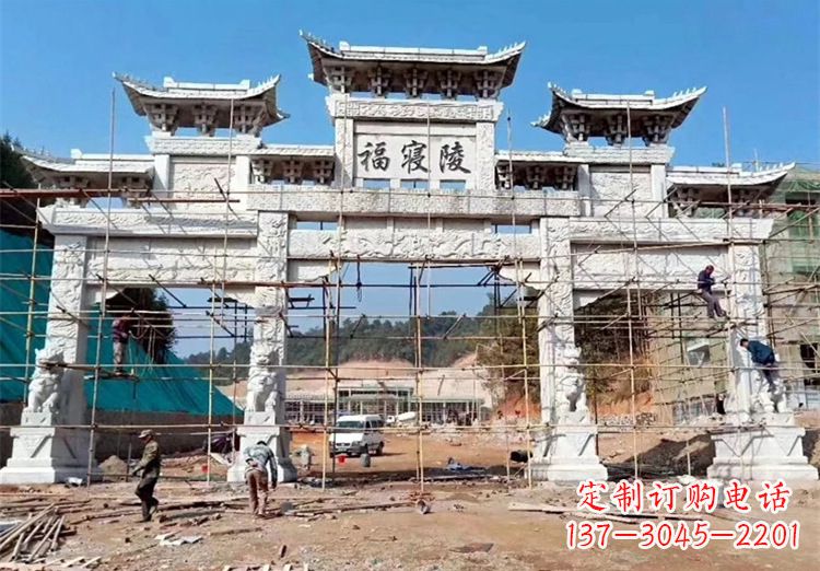 益阳花岗岩牌坊雕塑,精致细腻的定制精品